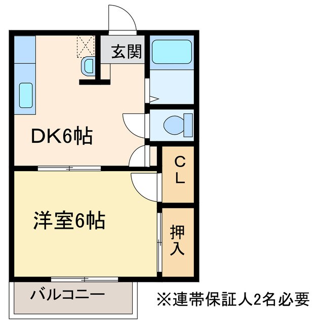 ヴィレッジ巴の物件間取画像