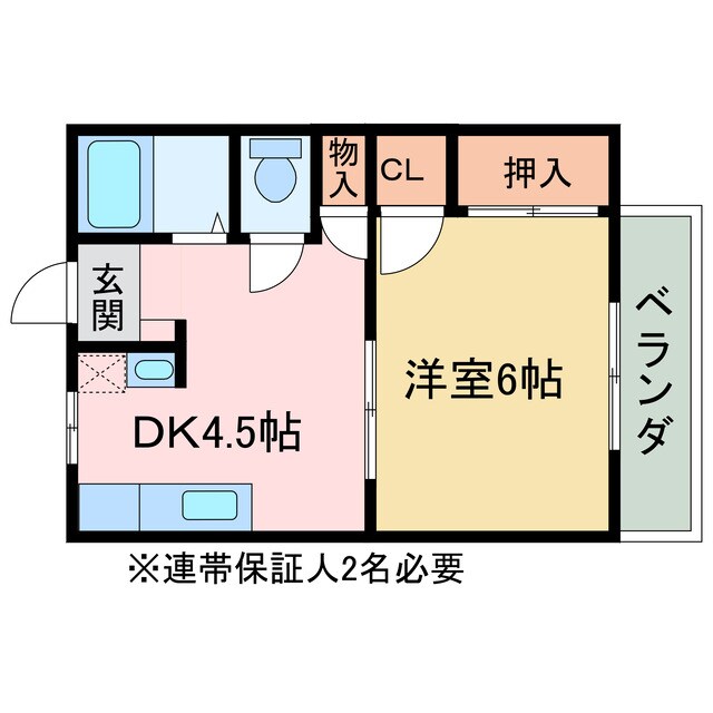 ヴィレッジ巴の物件間取画像