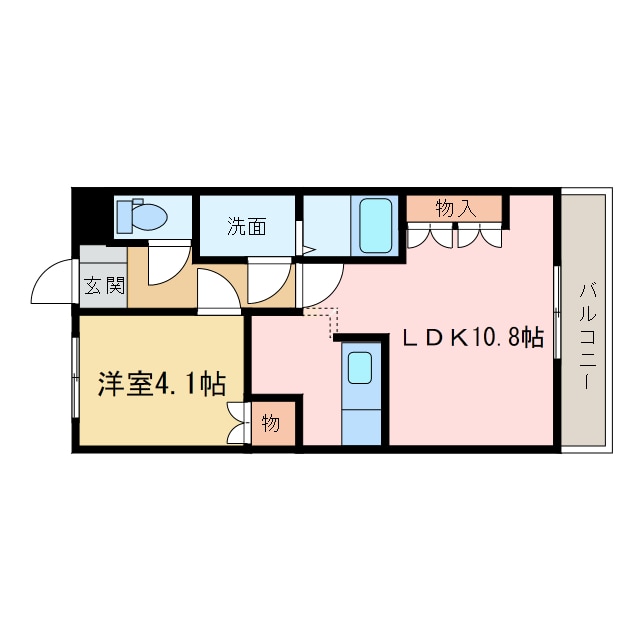 イーストリバー2の物件間取画像