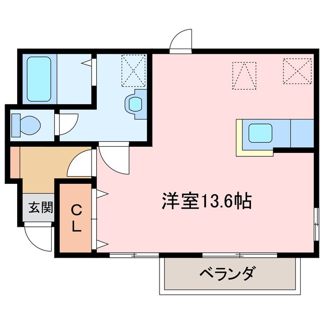 アルカンシェル庄内Ⅱの物件間取画像