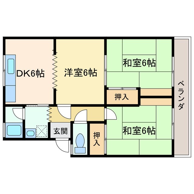 八雲マンションの物件間取画像