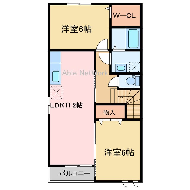 笑顔館の物件間取画像