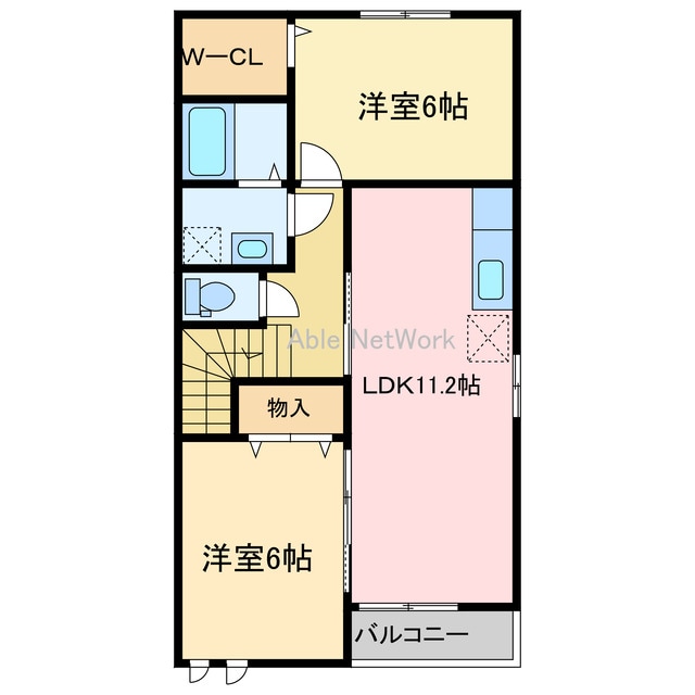 笑顔館の物件間取画像