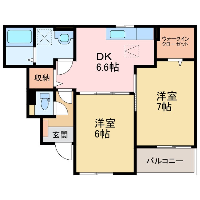 フェアリー政枝の物件間取画像