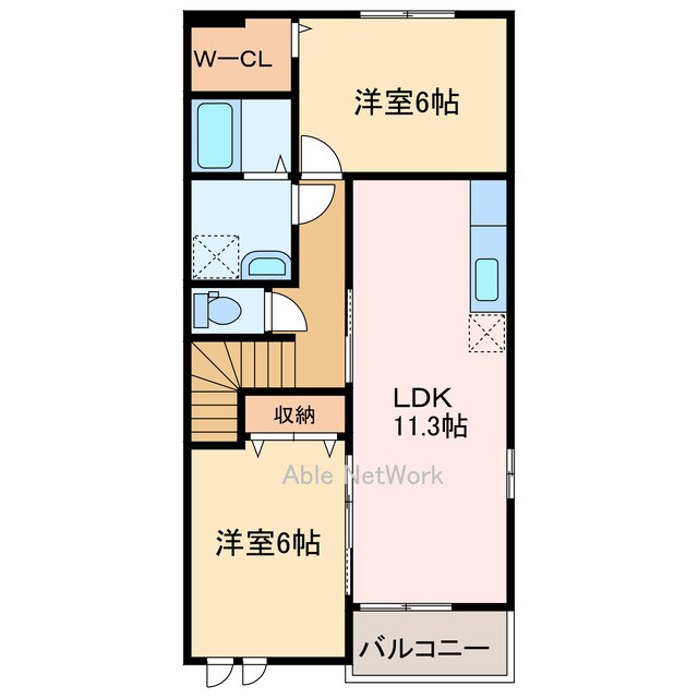 モナ・ヴェイルⅡの物件間取画像