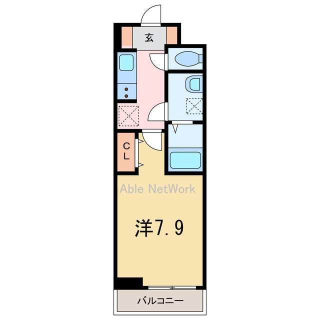 ル・ボヌール新居浜の物件間取画像