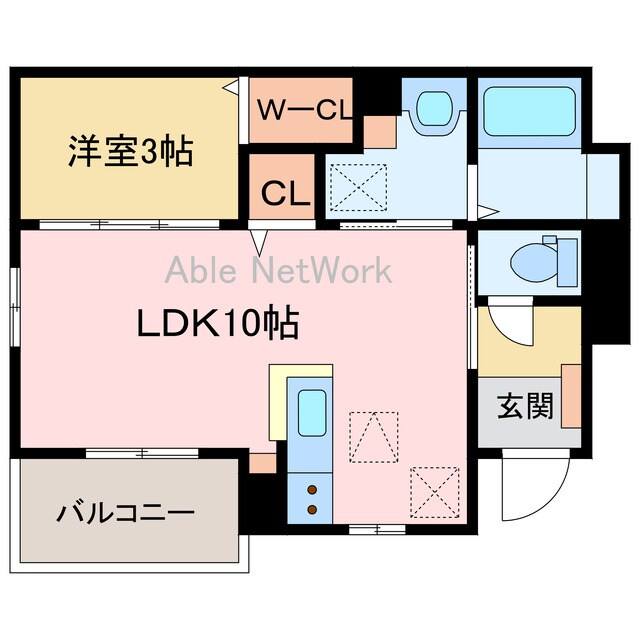 アカンサスの物件間取画像