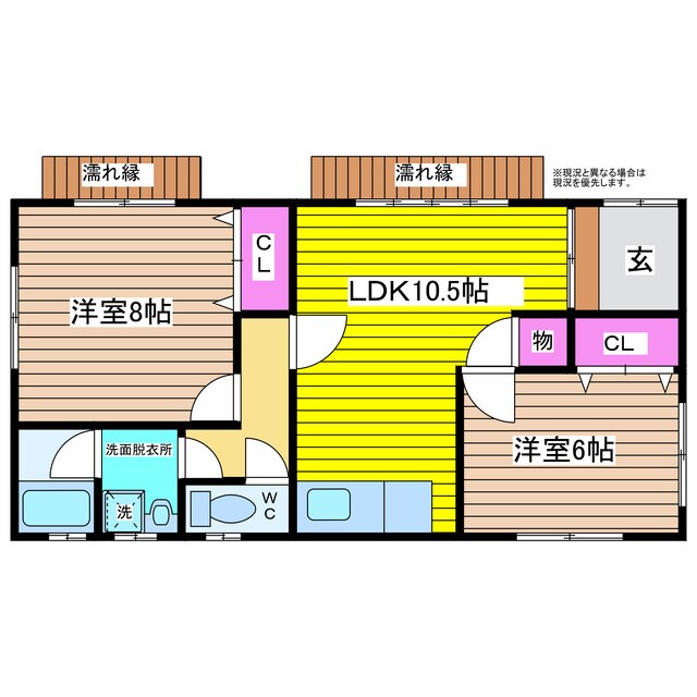 ブレンディ－の物件間取画像