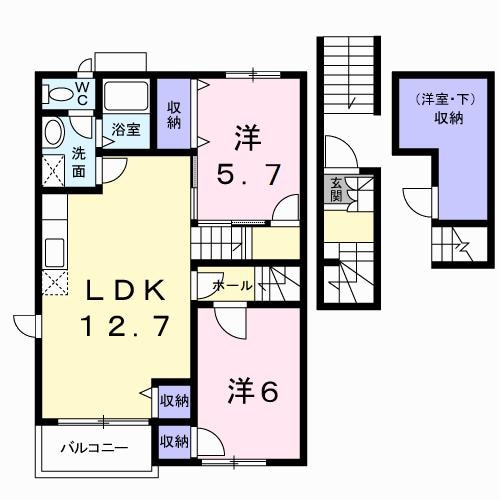 パルテールの物件間取画像