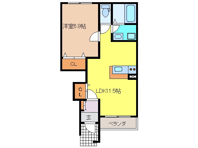 ｼﾝﾌｫﾆｰﾋﾙｽﾞの物件間取画像