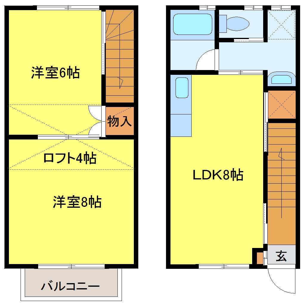 マシココーポの物件間取画像