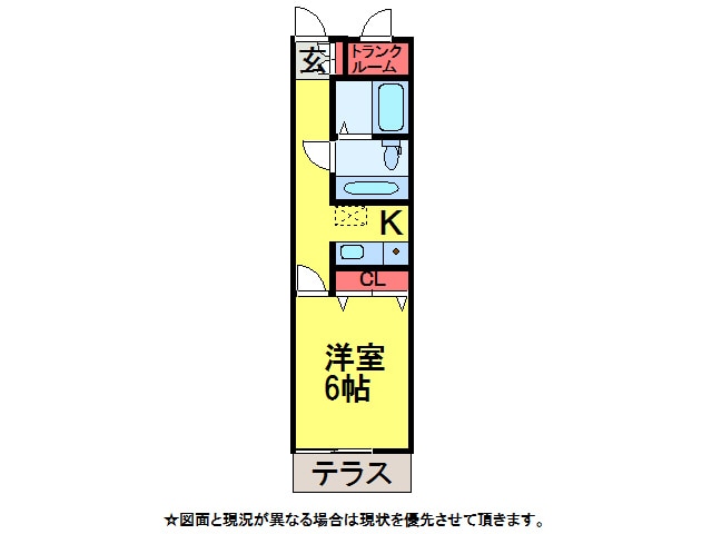 ﾚﾃﾞｨｰｽｺｰﾄ美郷台の物件間取画像