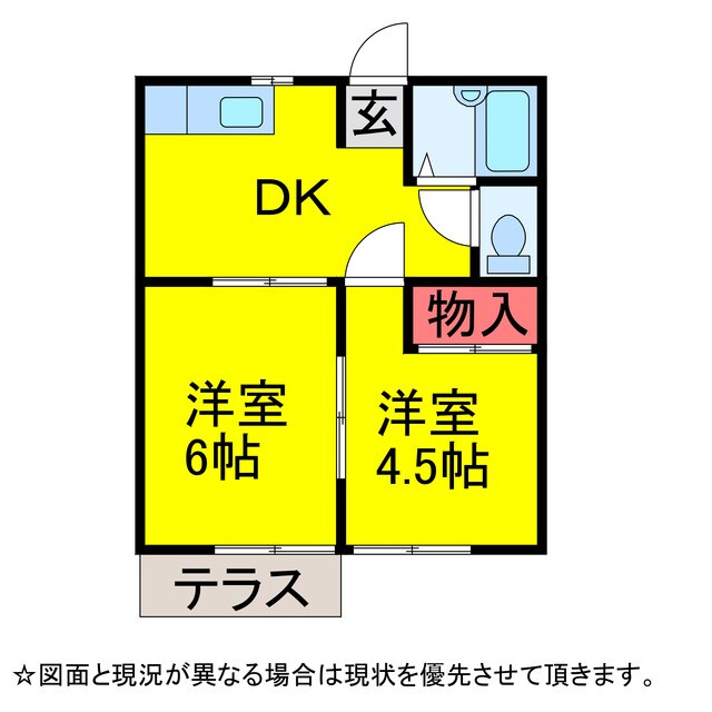 ﾒｿﾞﾝ21の物件間取画像