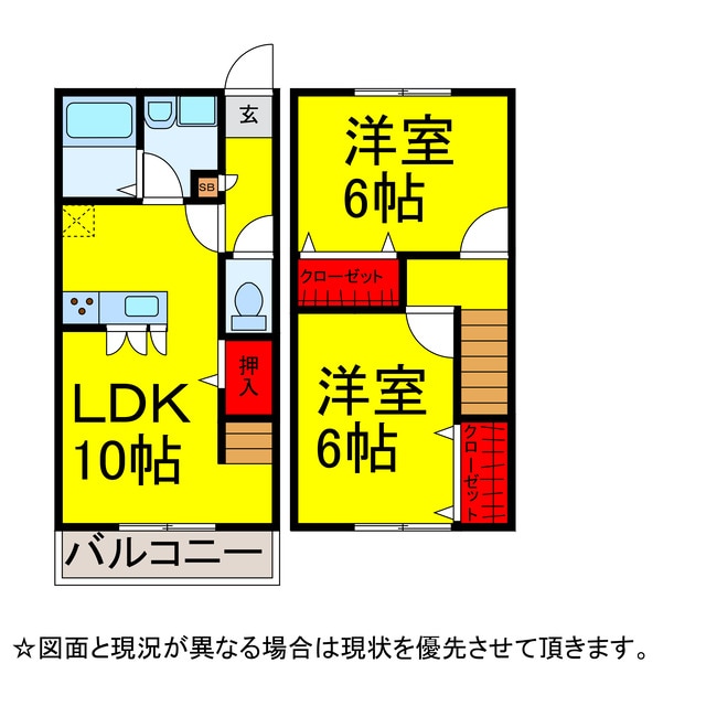 ﾌﾟﾚﾐｰﾙ富里の物件間取画像