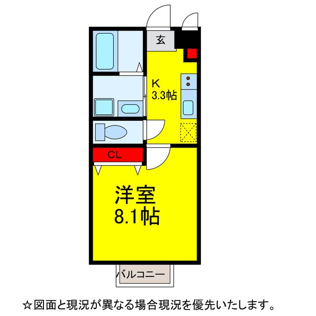 ｸﾚｼｪﾝﾃⅡ公津の杜の物件間取画像