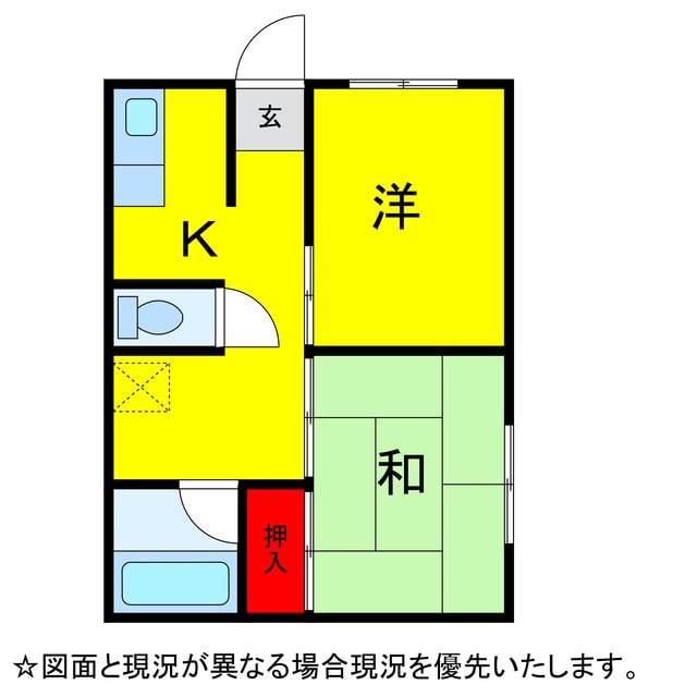 ﾏﾊｼﾊｲﾂの物件間取画像