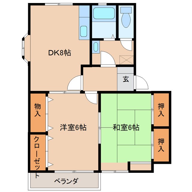 ハーミットクラブの物件間取画像