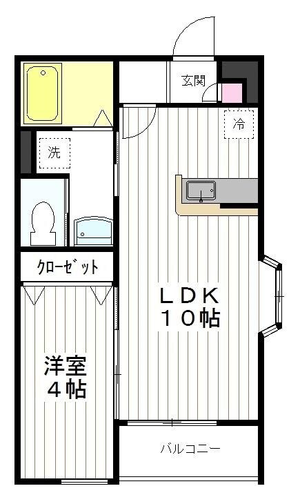 仙台駅 徒歩15分 2階の物件間取画像