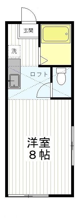 愛宕橋駅 徒歩7分 1階の物件間取画像