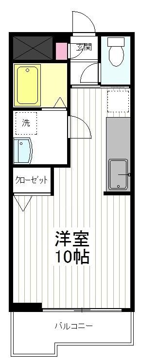 泉中央駅 徒歩6分 2階の物件間取画像
