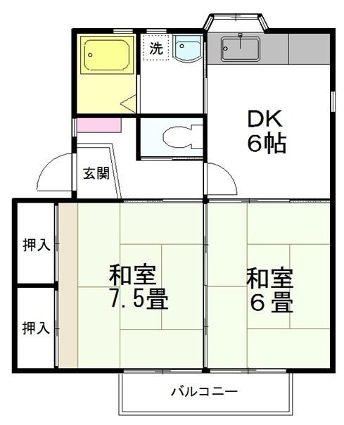 メゾン里の物件間取画像