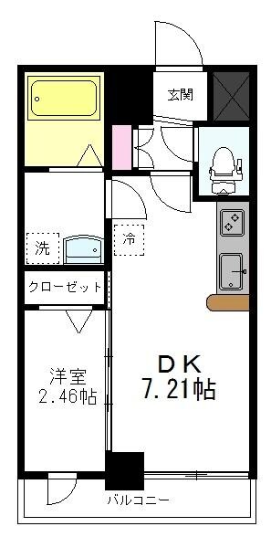 αプライム榴岡の物件間取画像