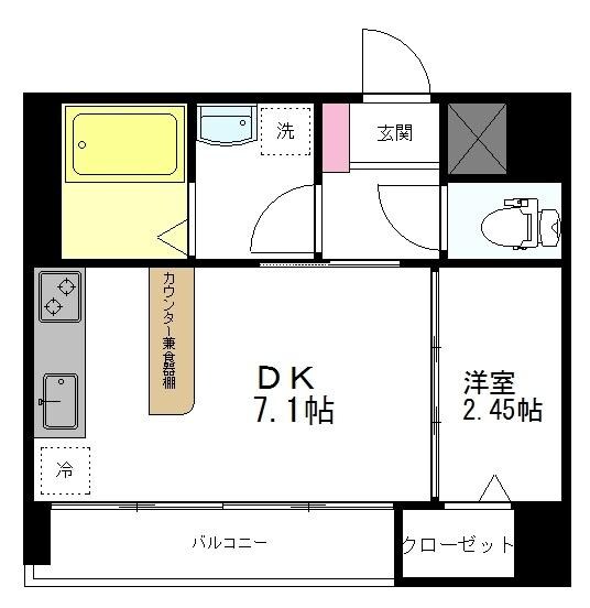 プライム上杉の物件間取画像