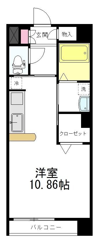Ｗｉｌｌ鉄砲町の物件間取画像