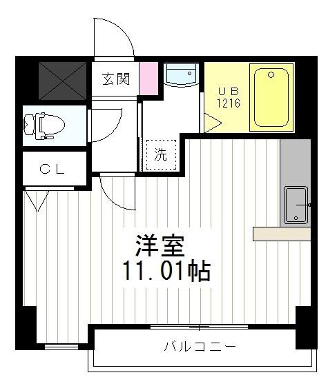 エルフ上杉の物件間取画像