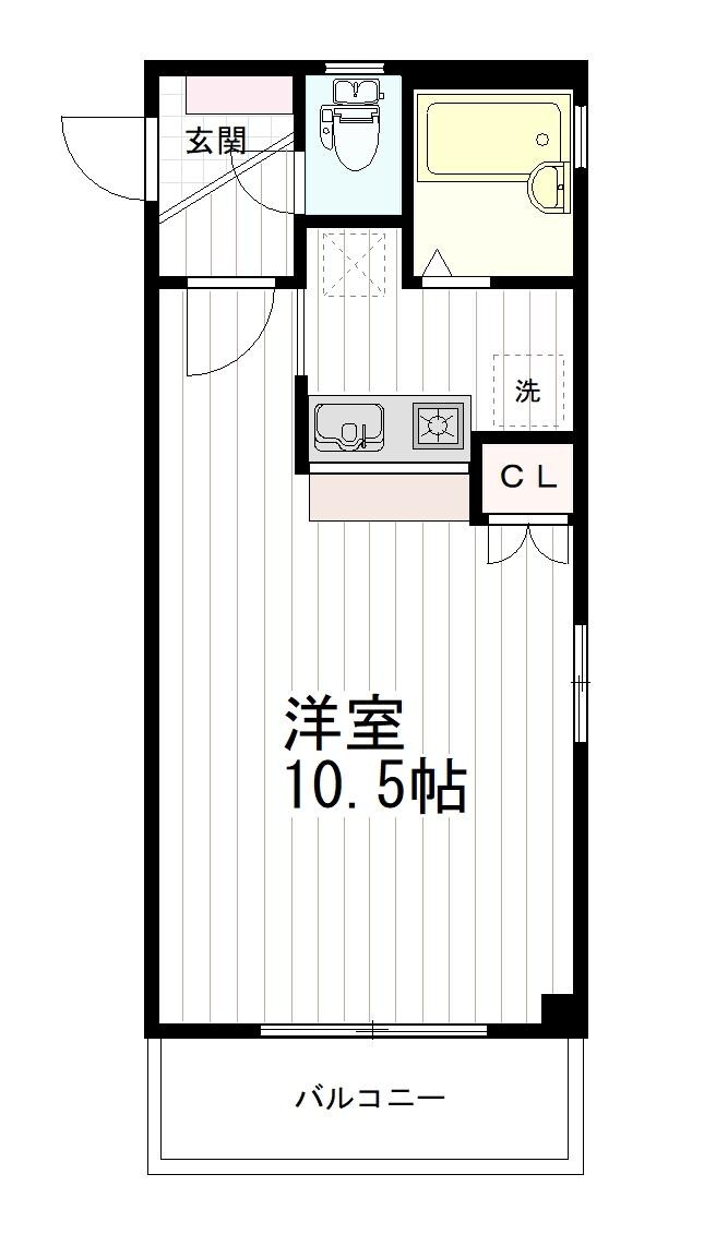 泉中央駅 徒歩7分 4階の物件間取画像