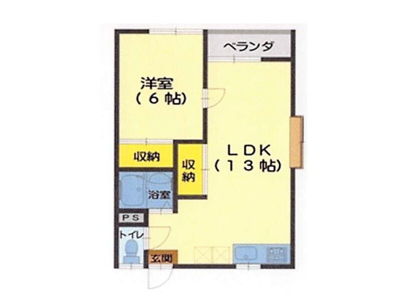 AKIBAハイツ5号棟の物件間取画像