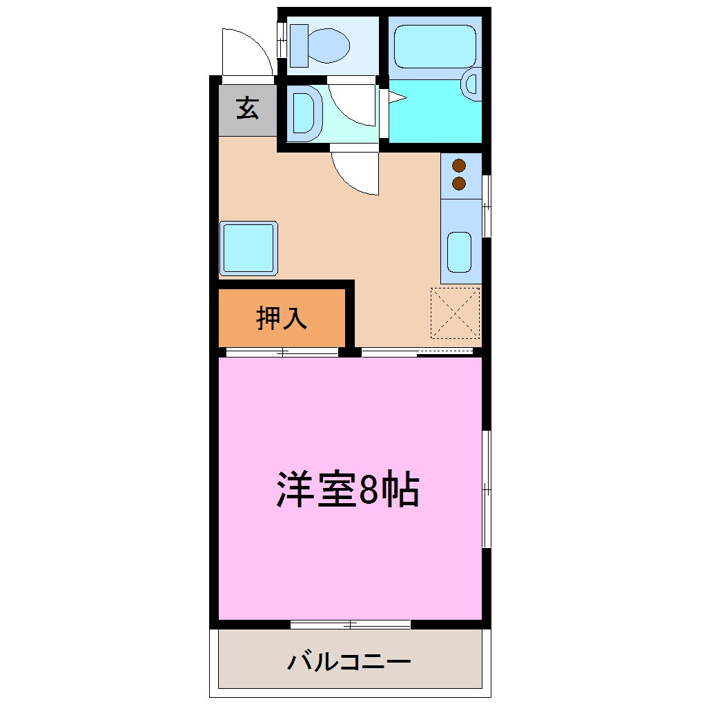 エクレールⅣの物件間取画像