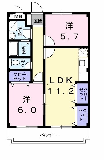 湘南第一ホーワマンションの物件間取画像