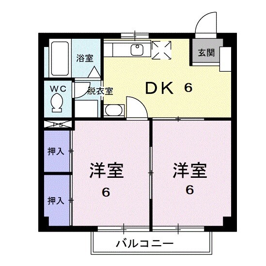 物件間取画像