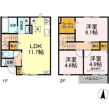 ジュピターの物件間取画像