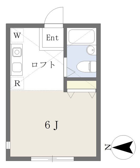 生麦駅 徒歩4分 1階の物件間取画像