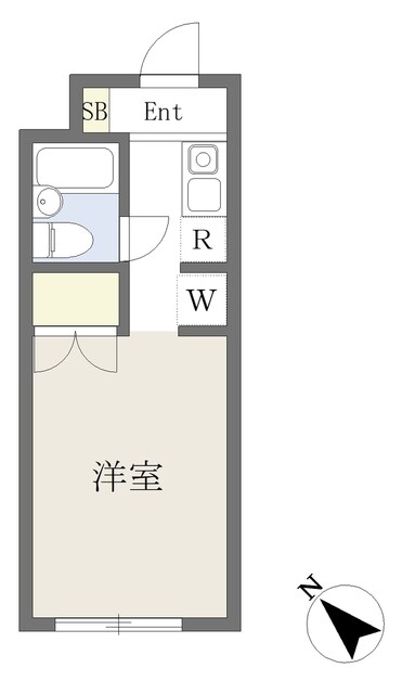 第二清水マンションの物件間取画像