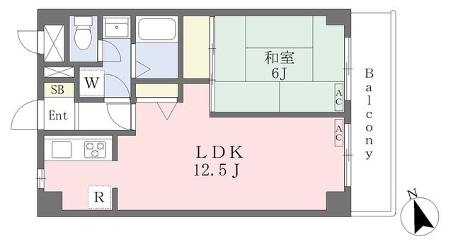 八雲マンションの物件間取画像