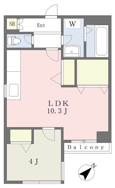 メゾンドール平井の物件間取画像