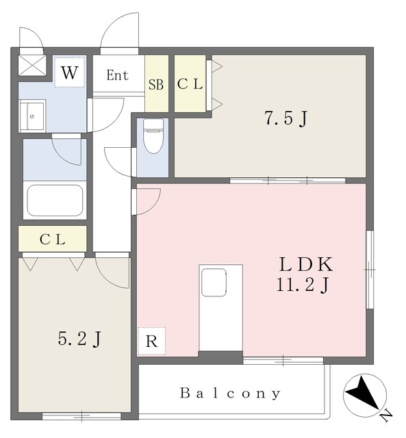 平井駅 徒歩7分 3階の物件間取画像