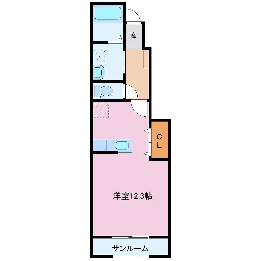 物件間取画像