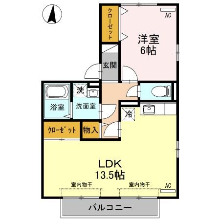 63カメリアの物件間取画像