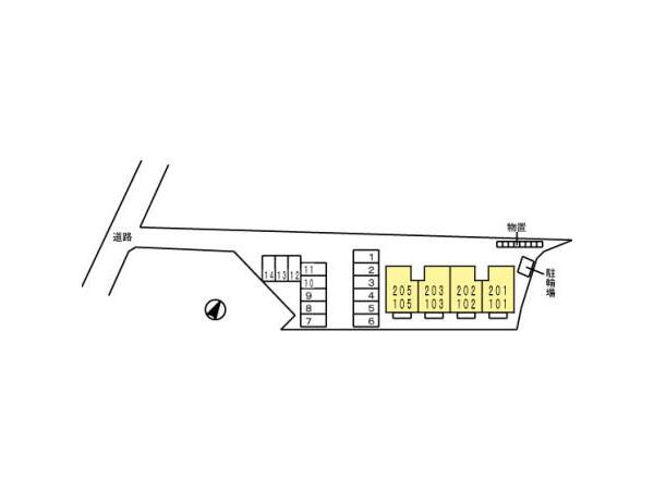 63プレジール蓮町の物件外観写真