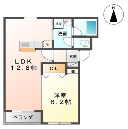 54プライム1の物件間取画像