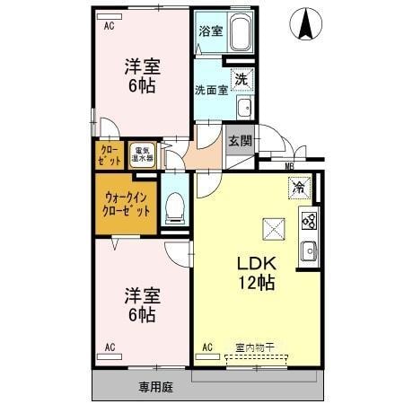 ６３Ｆ．Ｔ．ビレッジの物件間取画像