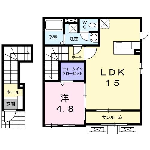 33  ラミネールの物件間取画像