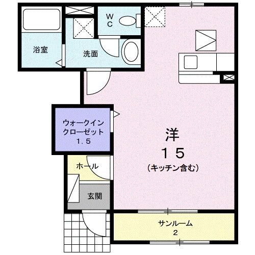 物件間取画像