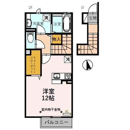 Sunny Side Riverの物件間取画像