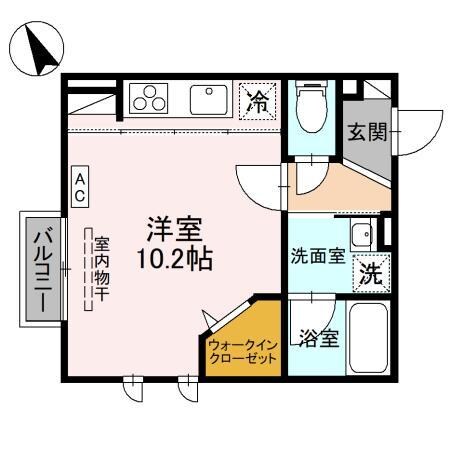 パチオーリ五福の物件間取画像