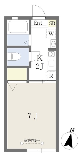 ハウス・フリーデの物件間取画像